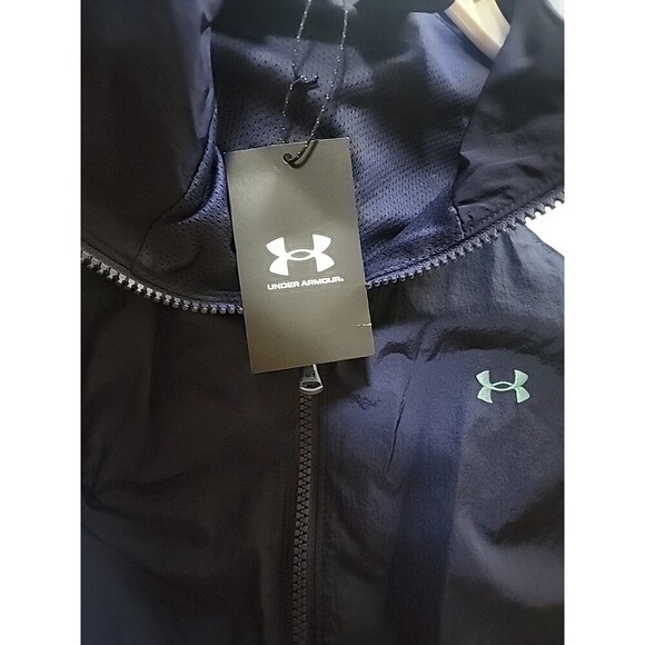 Under Armour Icon Crinkle Track Sports Casual Jacket XL New B15 Excellent NWT - Picture 7 of 7